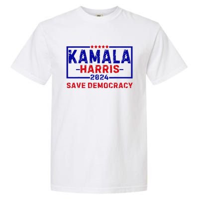 Kamala Harris 47th Harris 2024 Us Flag Democratic President Garment-Dyed Heavyweight T-Shirt