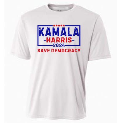 Kamala Harris 47th Harris 2024 Us Flag Democratic President Cooling Performance Crew T-Shirt