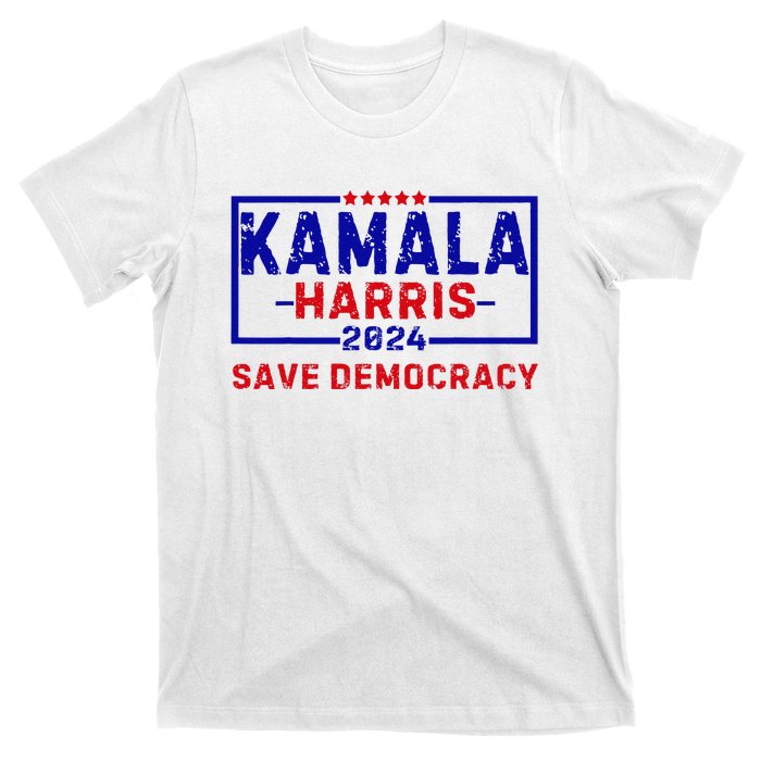 Kamala Harris 47th Harris 2024 Us Flag Democratic President T-Shirt