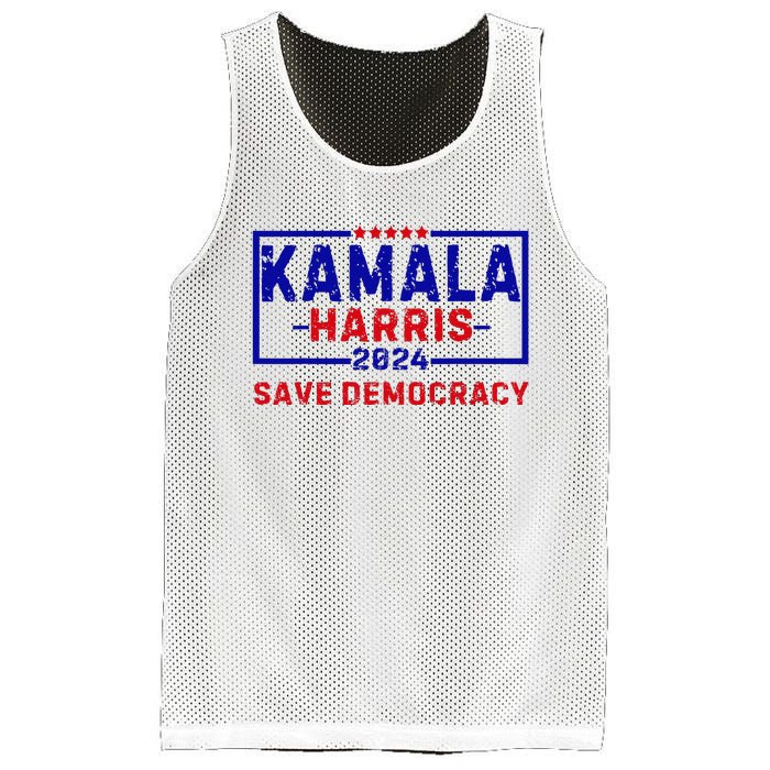 Kamala Harris 47th Harris 2024 Us Flag Democratic President Mesh Reversible Basketball Jersey Tank