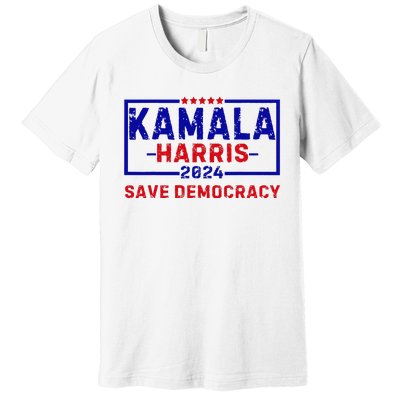 Kamala Harris 47th Harris 2024 Us Flag Democratic President Premium T-Shirt