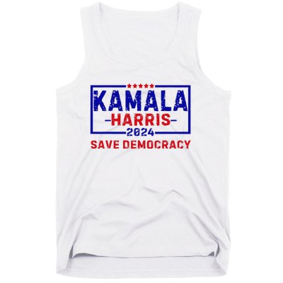 Kamala Harris 47th Harris 2024 Us Flag Democratic President Tank Top