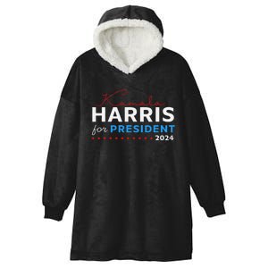 Kamala Harris 47th President Of The United States Of America Hooded Wearable Blanket