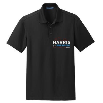 Kamala Harris 47th President Of The United States Of America Dry Zone Grid Polo