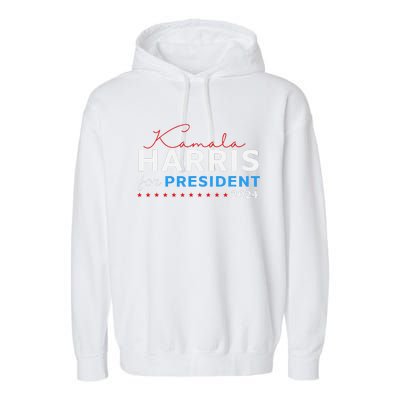 Kamala Harris 47th President Of The United States Of America Garment-Dyed Fleece Hoodie