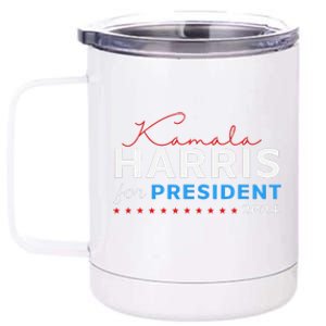 Kamala Harris 47th President Of The United States Of America 12 oz Stainless Steel Tumbler Cup