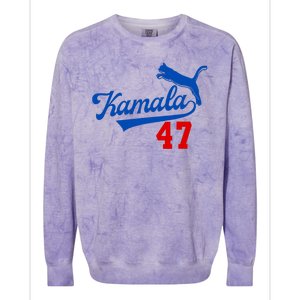 Kamala Harris 47 Th President Usa America 2024 Colorblast Crewneck Sweatshirt