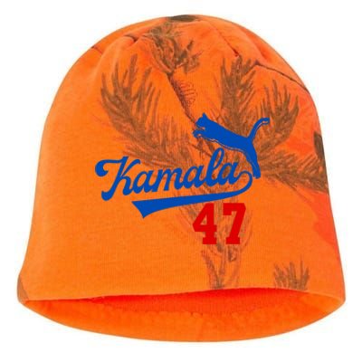 Kamala Harris 47 Th President Usa America 2024 Kati - Camo Knit Beanie