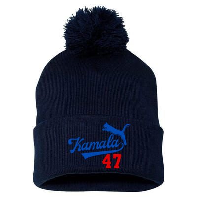 Kamala Harris 47 Th President Usa America 2024 Pom Pom 12in Knit Beanie