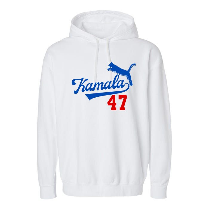 Kamala Harris 47 Th President Usa America 2024 Garment-Dyed Fleece Hoodie