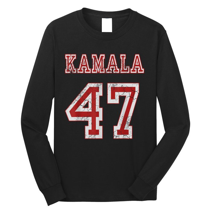 Kamala Harris 47 Th President Usa America 2024 Election Long Sleeve Shirt