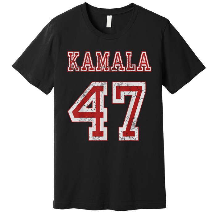 Kamala Harris 47 Th President Usa America 2024 Election Premium T-Shirt