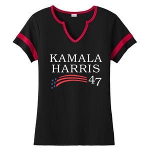 Kamala Harris 47 President Vice President Harris Ladies Halftime Notch Neck Tee