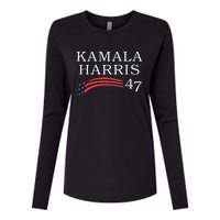 Kamala Harris 47 President Vice President Harris Womens Cotton Relaxed Long Sleeve T-Shirt