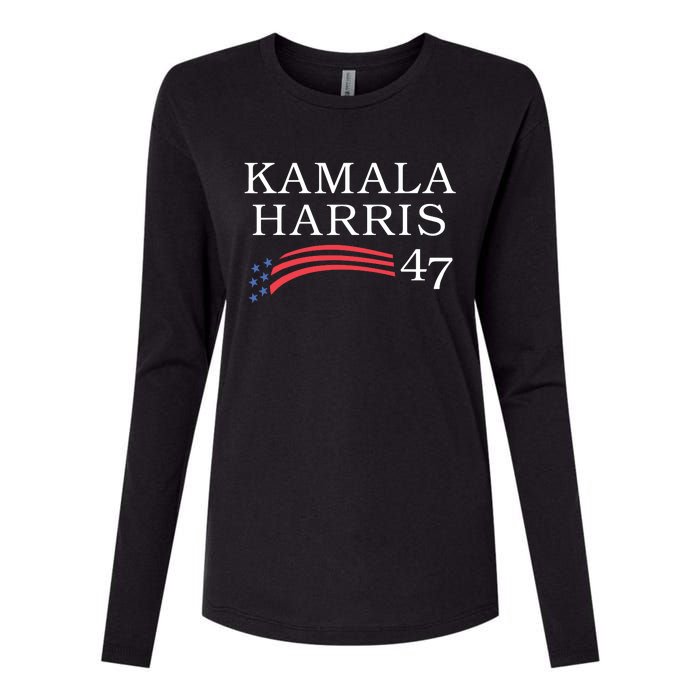 Kamala Harris 47 President Vice President Harris Womens Cotton Relaxed Long Sleeve T-Shirt