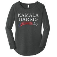 Kamala Harris 47 President Vice President Harris Women's Perfect Tri Tunic Long Sleeve Shirt