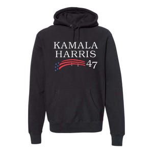 Kamala Harris 47 President Vice President Harris Premium Hoodie