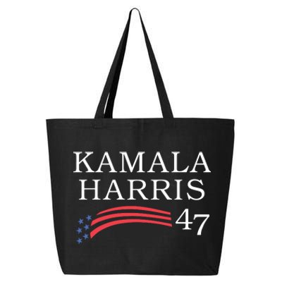 Kamala Harris 47 President Vice President Harris 25L Jumbo Tote