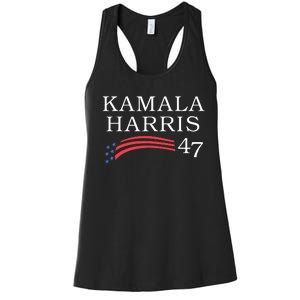 Kamala Harris 47 President Vice President Harris Women's Racerback Tank