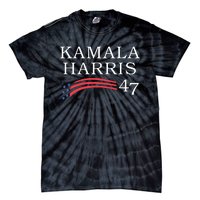 Kamala Harris 47 President Vice President Harris Tie-Dye T-Shirt