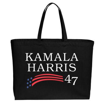 Kamala Harris 47 President Vice President Harris Cotton Canvas Jumbo Tote