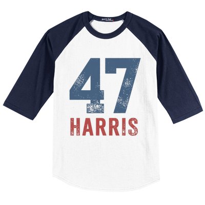 Kamala Harris 47 Baseball Sleeve Shirt