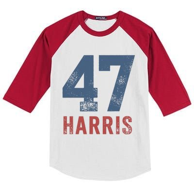 Kamala Harris 47 Kids Colorblock Raglan Jersey