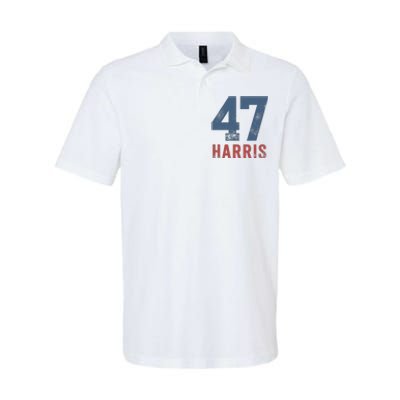 Kamala Harris 47 Softstyle Adult Sport Polo