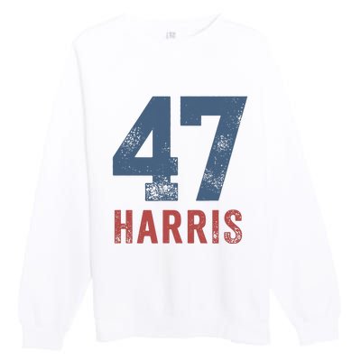 Kamala Harris 47 Premium Crewneck Sweatshirt