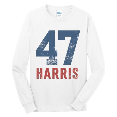 Kamala Harris 47 Tall Long Sleeve T-Shirt