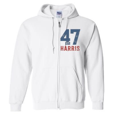 Kamala Harris 47 Full Zip Hoodie