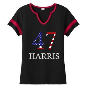 Kamala Harris 47 President Political Election Vote Election Ladies Halftime Notch Neck Tee