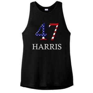 Kamala Harris 47 President Political Election Vote Election Ladies PosiCharge Tri-Blend Wicking Tank