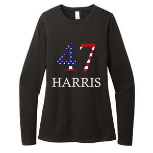 Kamala Harris 47 President Political Election Vote Election Womens CVC Long Sleeve Shirt