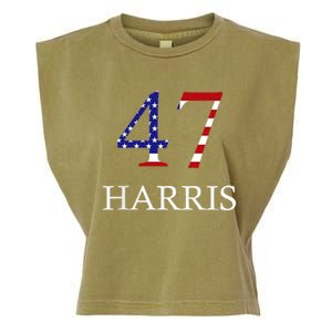 Kamala Harris 47 President Political Election Vote Election Garment-Dyed Women's Muscle Tee