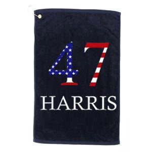 Kamala Harris 47 President Political Election Vote Election Platinum Collection Golf Towel