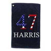 Kamala Harris 47 President Political Election Vote Election Platinum Collection Golf Towel