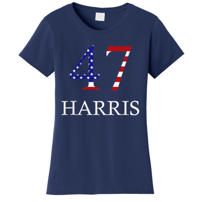 Kamala Harris 47 President Political Election Vote Election Women's T-Shirt