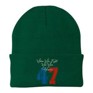 Kamala Harris 47 President Political Election Vote Election Knit Cap Winter Beanie