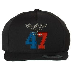 Kamala Harris 47 President Political Election Vote Election Wool Snapback Cap