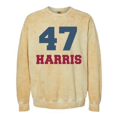 Kamala Harris 47 Colorblast Crewneck Sweatshirt