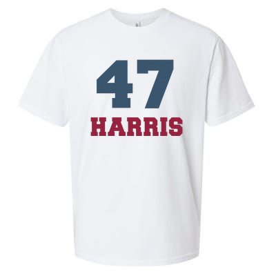 Kamala Harris 47 Sueded Cloud Jersey T-Shirt