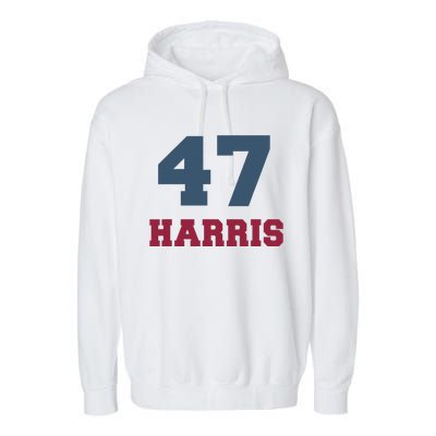 Kamala Harris 47 Garment-Dyed Fleece Hoodie