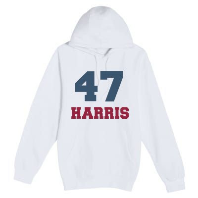 Kamala Harris 47 Premium Pullover Hoodie