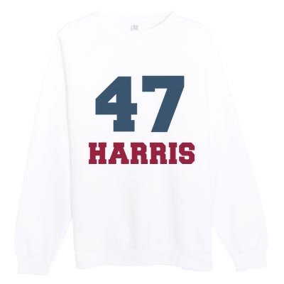 Kamala Harris 47 Premium Crewneck Sweatshirt