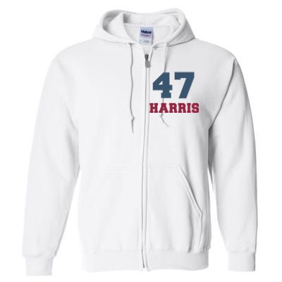 Kamala Harris 47 Full Zip Hoodie