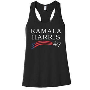 Kamala Harris 47 President Vice President Harris Women's Racerback Tank