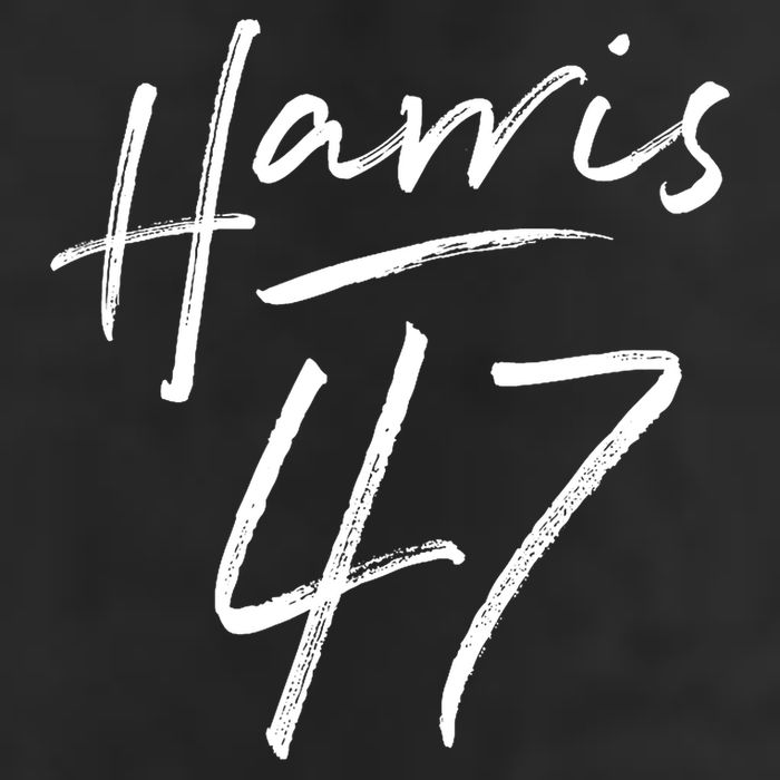 Kamala Harris 47 Feminine Script Cool Comfort Performance Bucket Hat
