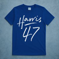 Kamala Harris 47 Feminine Script T-Shirt