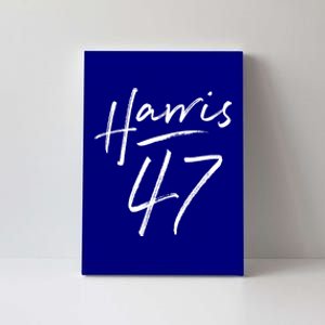 Kamala Harris 47 Feminine Script Canvas